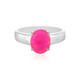 Pink Ethiopian Opal Silver Ring