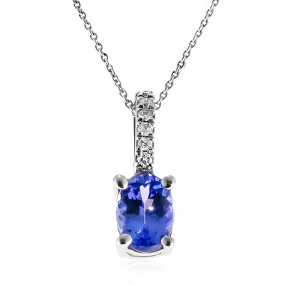 10K AAA Tanzanite Gold Necklace