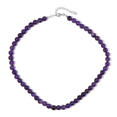 Amethyst Silver Necklace