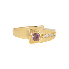 Pink Zircon Silver Ring