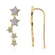 9K SI1 (G) Diamond Gold Earrings (Annette)