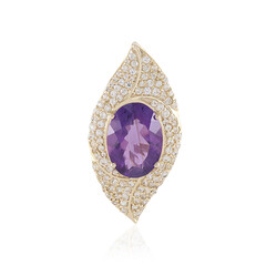 9K Moroccan Amethyst Gold Pendant (de Melo)