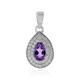 Uruguayan Amethyst Silver Pendant