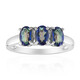 Mystic Blue Quartz Silver Ring