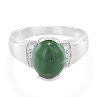 Imperial Chrysoprase Silver Ring