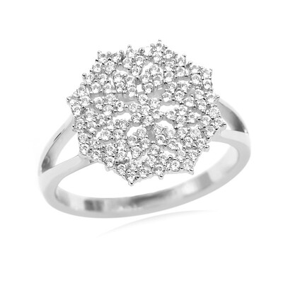 Zircon Silver Ring