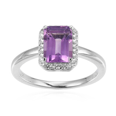 Amethyst Silver Ring