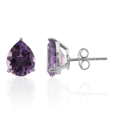 Amethyst Silver Earrings