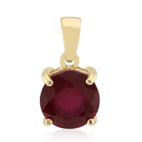 9K Bemainty Ruby Gold Pendant