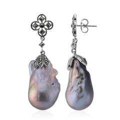 Freshwater pearl Silver Earrings (Annette classic)