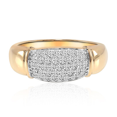 14K SI1 (G) Diamond Gold Ring (Annette)