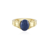 Blue Opal Silver Ring