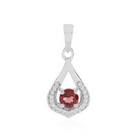 Mozambique Garnet Silver Pendant