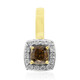 18K SI1 Argyle Cognac Diamond Gold Pendant (Mark Tremonti)