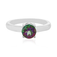 Mystic Topaz Silver Ring