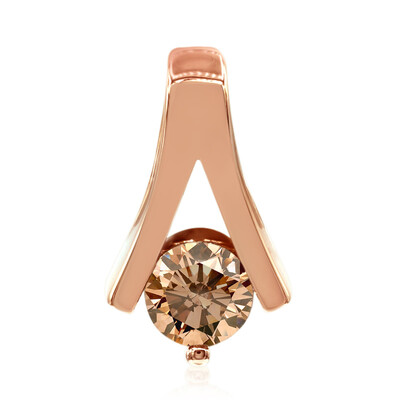 9K VS1 Argyle Rose De France Diamond Gold Pendant (Annette)