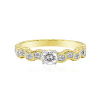 18K IF (D) Diamond Gold Ring