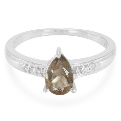 Smoky Quartz Silver Ring