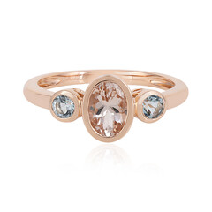 9K Madagascan Morganite Gold Ring