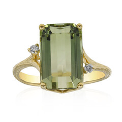 14K Congo Neon Tourmaline Gold Ring (Smithsonian)