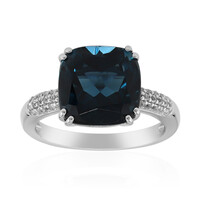 London Blue Topaz Silver Ring