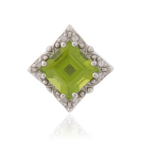 Arizona Peridot Silver Pendant