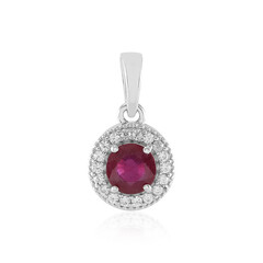 Bemainty Ruby Silver Pendant