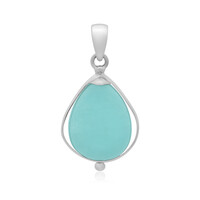 Aquamarine Silver Pendant