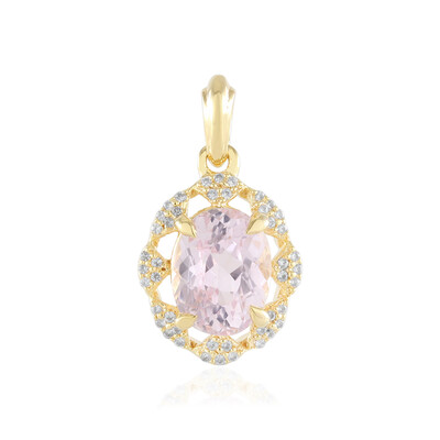 Kunzite Silver Pendant