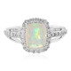 Welo Opal Silver Ring