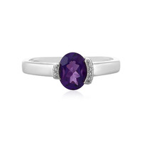 Amethyst Silver Ring