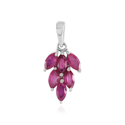 Madagascar Ruby Silver Pendant