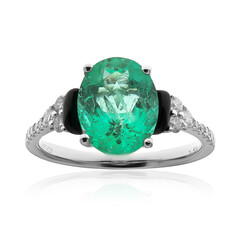 18K AAA Zambian Emerald Gold Ring (CIRARI)