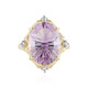 Rose de France Amethyst Silver Ring