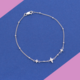 White Topaz Silver Bracelet