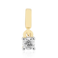 9K SI1 (G) Diamond Gold Pendant