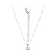 White Topaz Silver Necklace