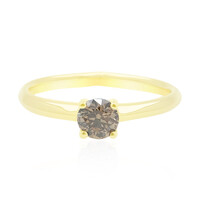 9K SI2 Argyle Champagne Diamond Gold Ring (de Melo)