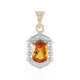 9K Madeira Citrine Gold Pendant