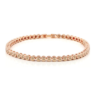 9K SI1 Argyle Rose De France Diamond Gold Bracelet (Annette)