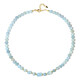 Brazilian Aquamarine Silver Necklace