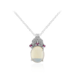 Welo Opal Silver Necklace