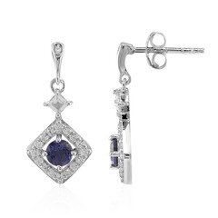 Iolite Silver Earrings