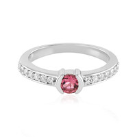 Nigerian Pink Tourmaline Silver Ring