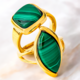 Malachite Silver Ring