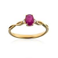 14K AAA Mozambique Ruby Gold Ring (CIRARI)