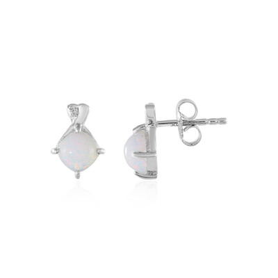 Welo Opal Silver Earrings