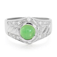 Imperial Chrysoprase Silver Ring