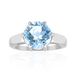 Sky Blue Topaz Silver Ring