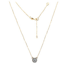 18K IF (D) Diamond Gold Necklace